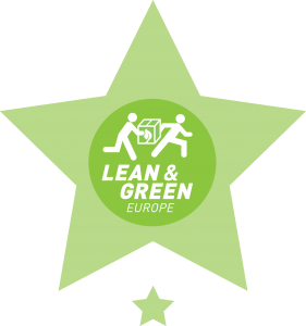 logistics logo 1 star green